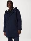 Frank And Oak The Alpine Parka in Space Blue Best Seller