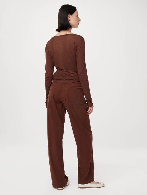 Frank And Oak The Annie Corduroy Pant in Pinot Noir High Quality