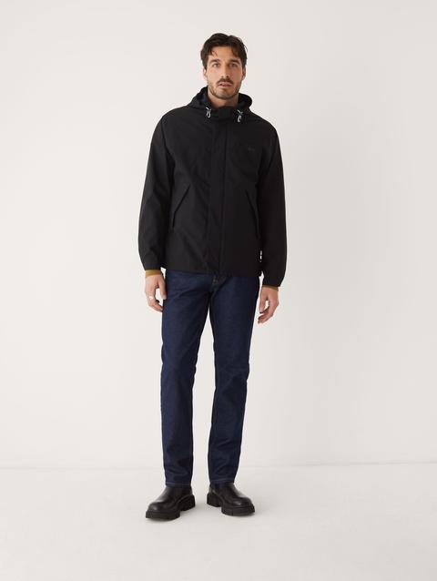 Frank And Oak The Anorak Rain Jacket in Black High Quality