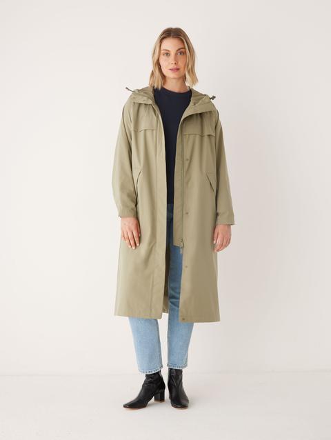 Frank And Oak The Anorak Rain Jacket in Weeping Willow Best Price