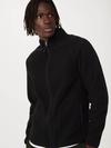 Frank And Oak The Axis Polar Fleece Zip Up in Black Free shipping