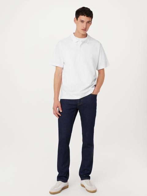 Frank And Oak The Boxy Polo in White Free shipping