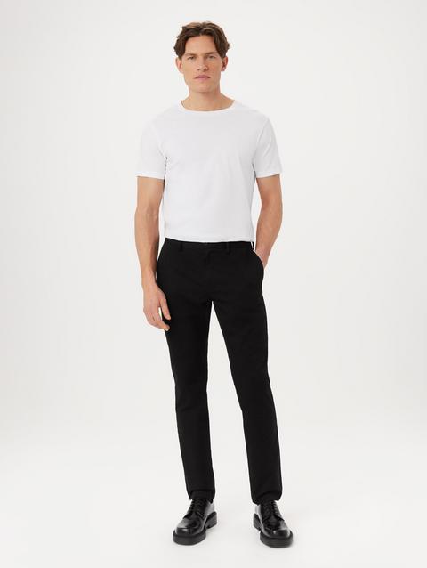 Frank And Oak The Brunswick Slim Chino Pant in Black New Arrival