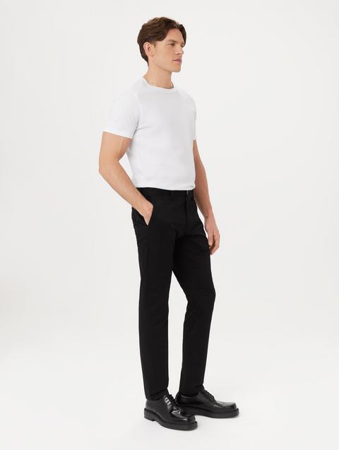 Frank And Oak The Brunswick Slim Chino Pant in Black New Arrival