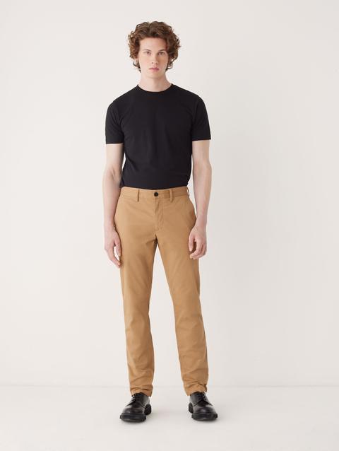 Frank And Oak The Brunswick Slim Chino Pant in Camel On Sale