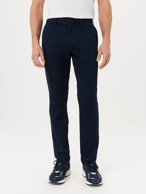 Frank And Oak The Brunswick Slim Chino Pant in Deep Blue Free shipping