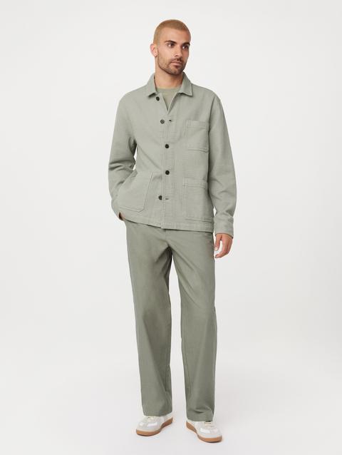 Frank And Oak The Chore Overshirt in Green New Arrival