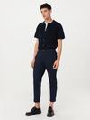 Frank And Oak The Colin Tapered Flex Pant in Deep Blue Best Seller