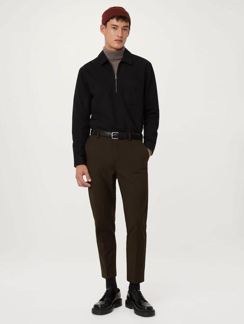 Frank And Oak The Colin Tapered Pant in Dark Chocolate Same Day Delivery