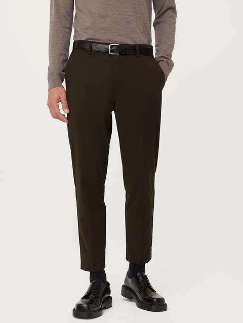 Frank And Oak The Colin Tapered Pant in Dark Chocolate Same Day Delivery