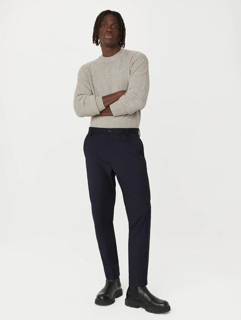 Frank And Oak The Colin Tapered Pant in Deep Blue New Arrival