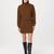 Frank And Oak The Compact Mockneck Sweater in Tiramisu On Sale