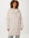 Frank And Oak The Corduroy Hygge Puffer Coat in Grey Morn On Sale