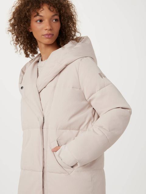 Frank And Oak The Corduroy Hygge Puffer Coat in Grey Morn On Sale