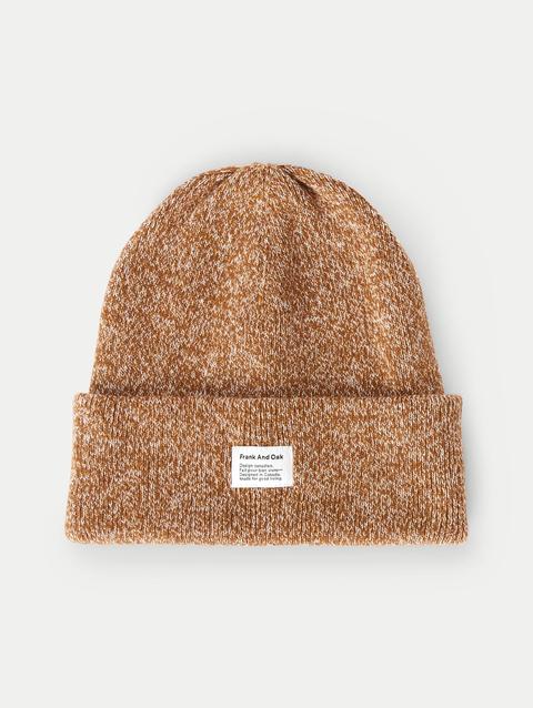 Frank And Oak The Cotton Knit Beanie in Pumpkin Spice For Sale