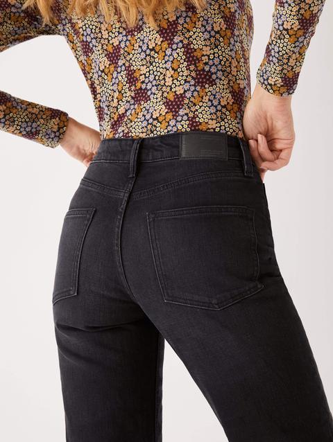 Frank And Oak The Cyndi Straight Jean in Black Free shipping