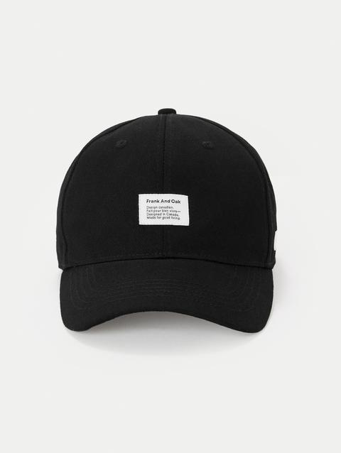 Frank And Oak The Dad Cap in Black Best Price