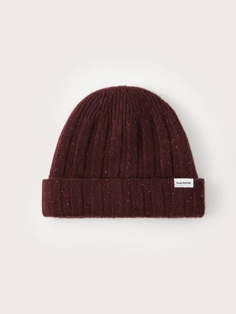 Frank And Oak The Donegal Wool Beanie in Burgundy Best Buy