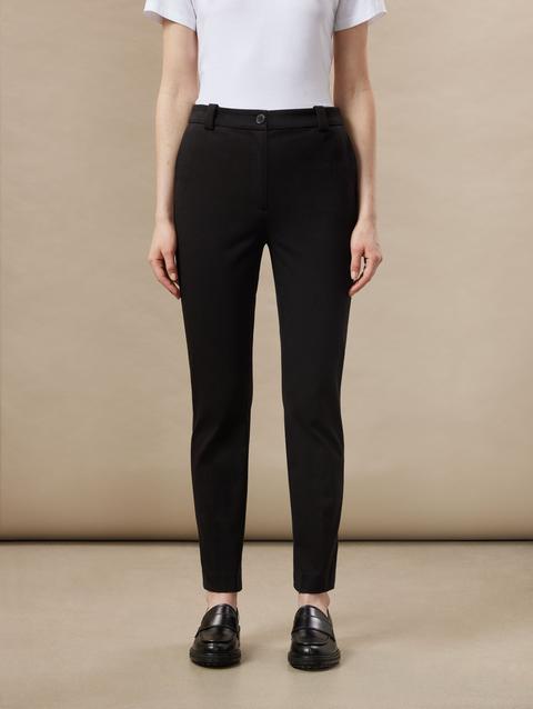 Frank And Oak The Eleanor Slim Flex Pant in Black Best Price