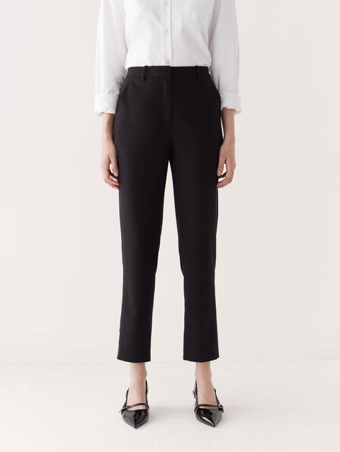 Frank And Oak The Eleanor Slim Pant in Black On Sale