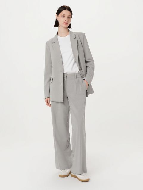 Frank And Oak The Emma Low Waist Pant in Light Grey Free shipping