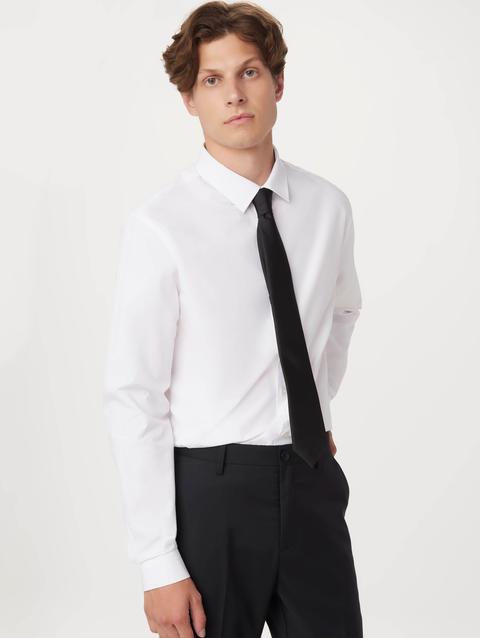 Frank And Oak The Essential Dress Shirt in White On Sale