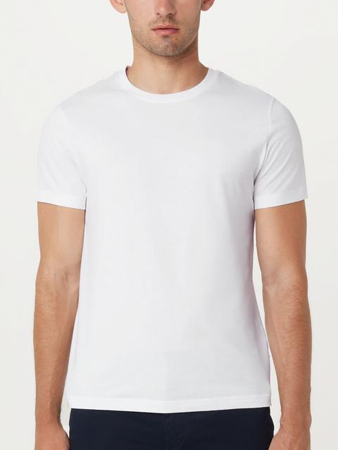 Frank And Oak The Essential Slim T-Shirt in Bright White For Sale