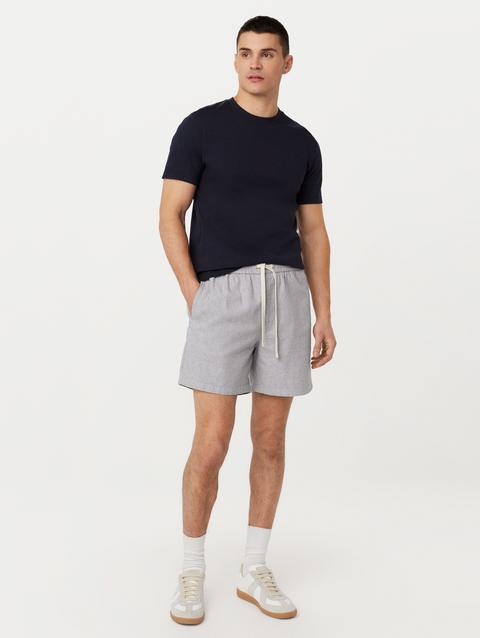 Frank And Oak The Essential Slim T-Shirt in Deep Blue Best Price