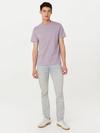 Frank And Oak The Essential Slim T-Shirt in Lilac Grey Best Buy