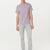 Frank And Oak The Essential Slim T-Shirt in Lilac Grey Best Buy