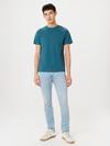 Frank And Oak The Essential Slim T-Shirt in Mallard Blue For Sale