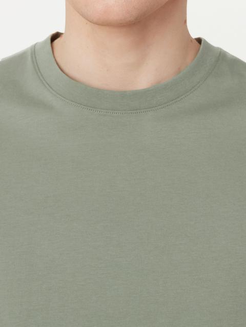 Frank And Oak The Essential Slim T-Shirt in Vetiver Green Best Price