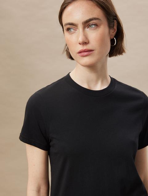 Frank And Oak The Essential T-Shirt in Black Best Price