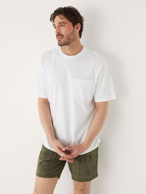 Frank And Oak The Fluid Boxy T-shirt in Bright White Best Buy