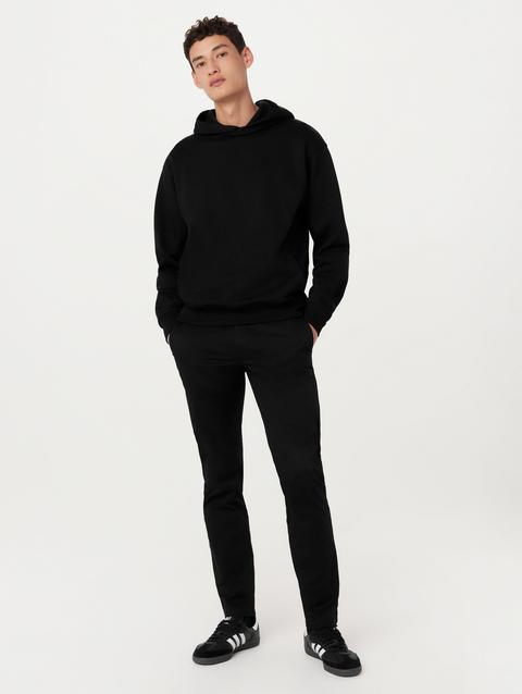 Frank And Oak The French Terry Hoodie in Black Best Buy