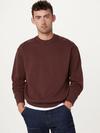 Frank And Oak The French Terry Sweatshirt in Bordeaux Best Price