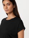 Frank And Oak The Hemp Relaxed T-Shirt in Black Best Seller