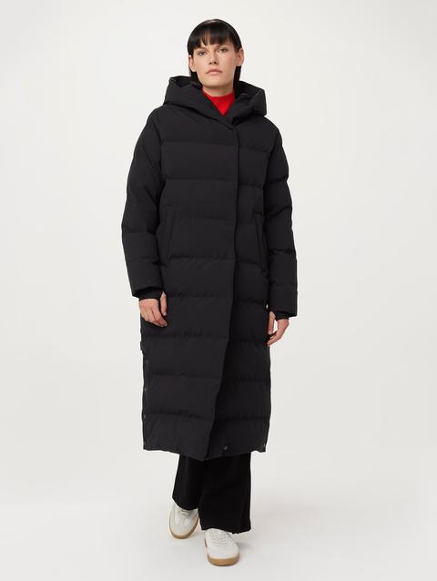 Frank And Oak The Highland Long Puffer Coat in Black Best Price