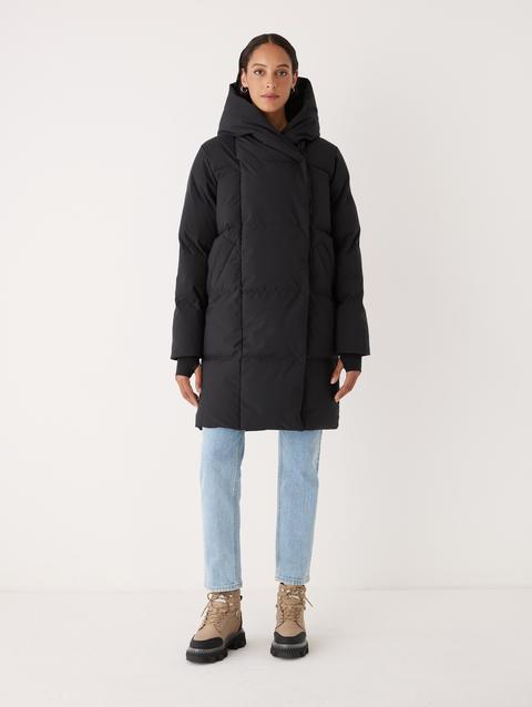 Frank And Oak The Hygge Puffer Coat in Black For Sale