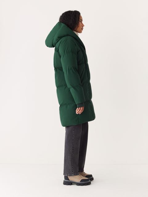 Frank And Oak The Hygge Puffer Coat in Forest Green Same Day Delivery