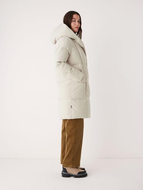 Frank And Oak The Hygge Puffer Coat in Silver Lining For Sale