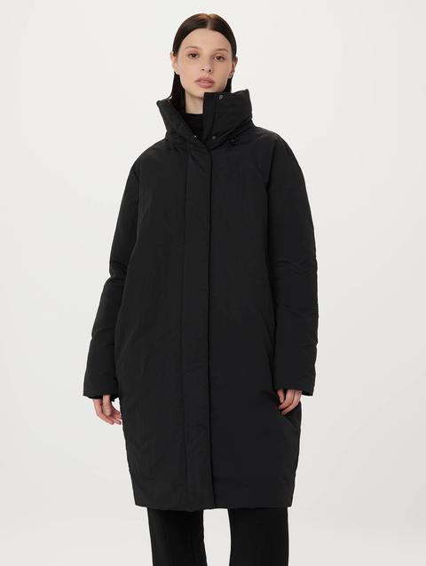 Frank And Oak The Iceland Long Coat in Black High Quality