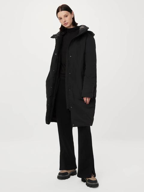 Frank And Oak The Iceland Long Coat in Black High Quality