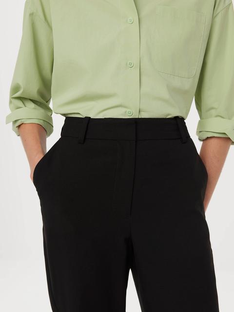 Frank And Oak The Jane Straight Pant in Black Best Buy