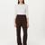 Frank And Oak The Jane Straight Pant in Dark Chocolate Free shipping