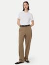 Frank And Oak The Jane Straight Pant in Taupe Best Price