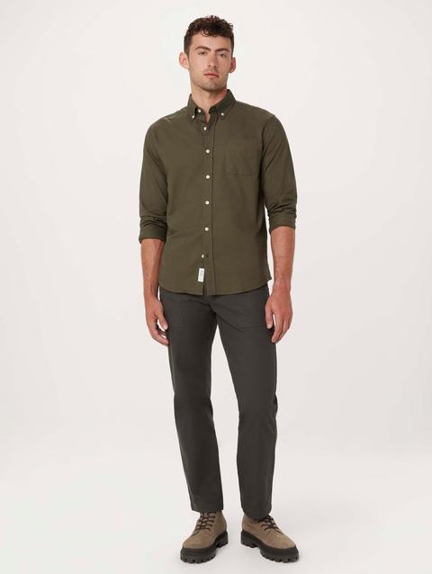 Frank And Oak The Jasper Oxford Shirt in Rosin Best Buy