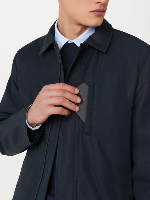 Frank And Oak The Joseph Mac Topcoat in Deep Blue Best Price