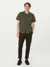 Frank And Oak The Knit Button Up Polo in Green Best Price