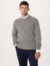 Frank And Oak The Lambswool Sweater in Grey High Quality